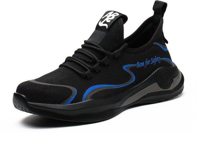 Men Work Safety Shoes Anti-Puncture Working Sneakers