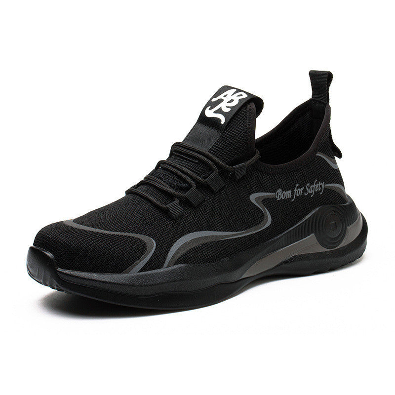 Men Work Safety Shoes Anti-Puncture Working Sneakers