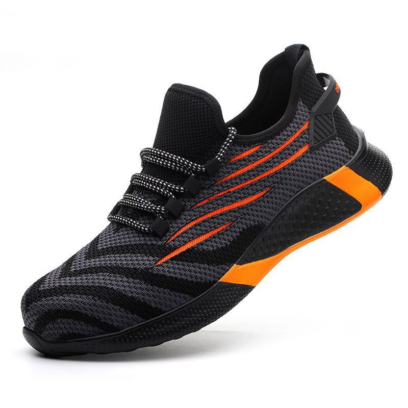 Men Work Safety Shoes Anti-Puncture Working Sneakers