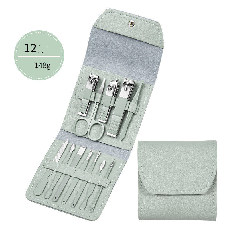 Professional Scissors Nail Clippers Set Ear Spoon Dead Skin Pliers Nail Cutting