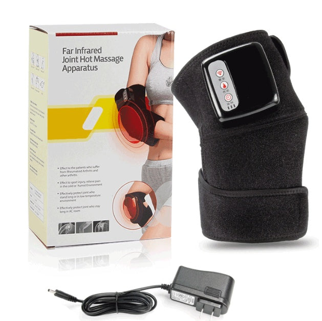 Electric Infrared Heating Knee Massager Wrap Elbow Joint Support Vibration Therapy