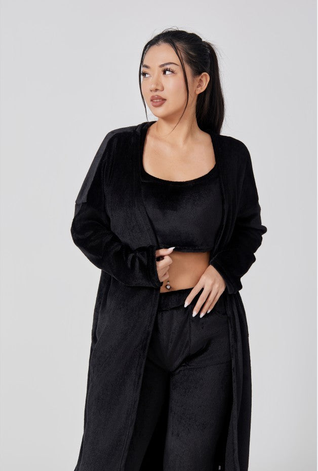 Cozy Pajama Set, 3 Piece Lounge Set Women Winter