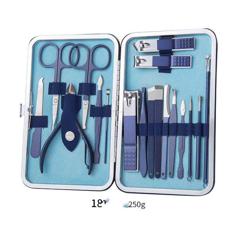Professional Scissors Nail Clippers Set Ear Spoon Dead Skin Pliers Nail Cutting