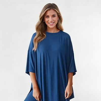 Summer Shorts Suit Fashion Loose Short-sleeved T-shirt And Slim
