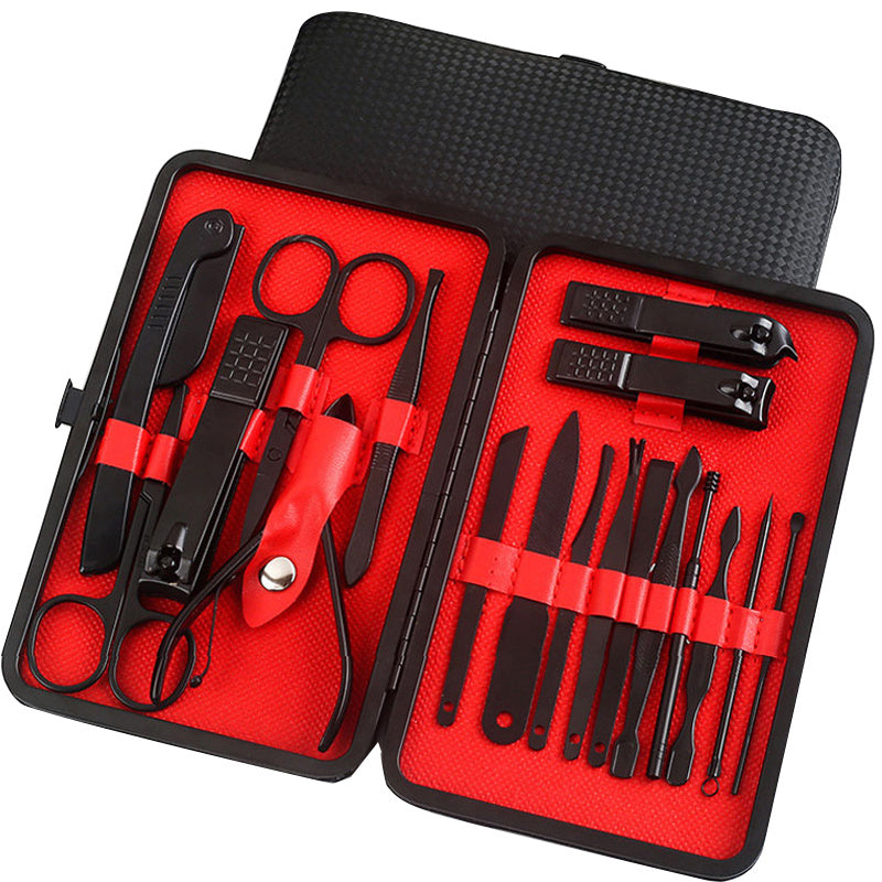 Professional Scissors Nail Clippers Set Ear Spoon Dead Skin Pliers Nail Cutting