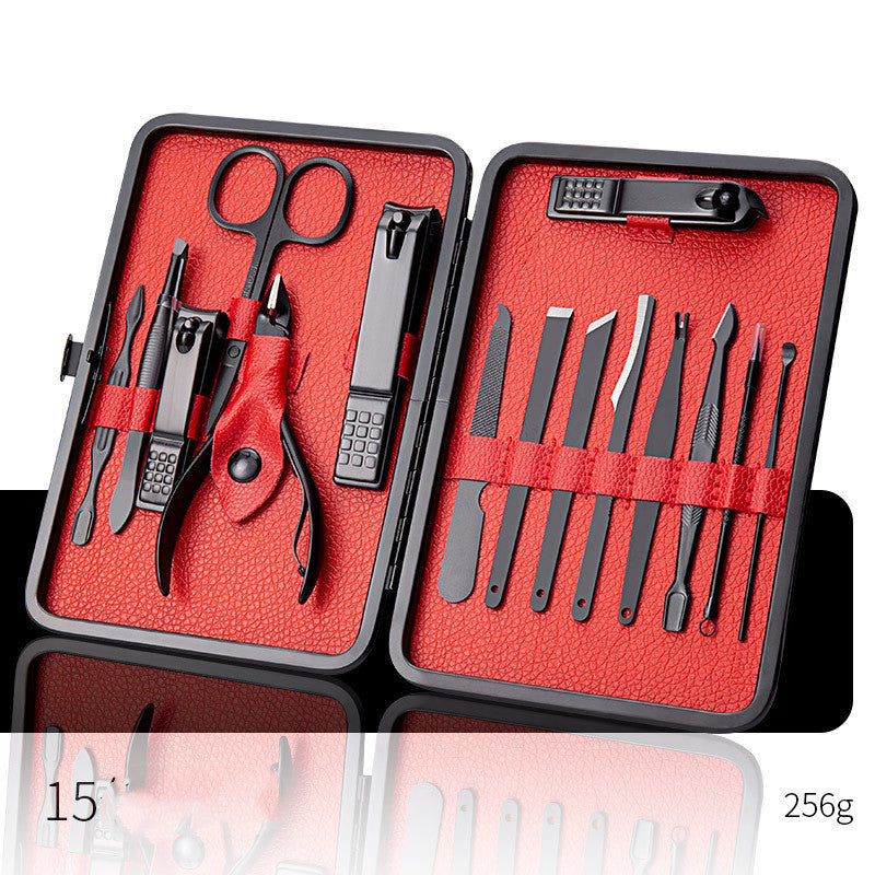 Professional Scissors Nail Clippers Set Ear Spoon Dead Skin Pliers Nail Cutting