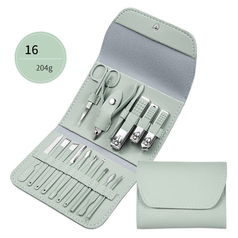 Professional Scissors Nail Clippers Set Ear Spoon Dead Skin Pliers Nail Cutting