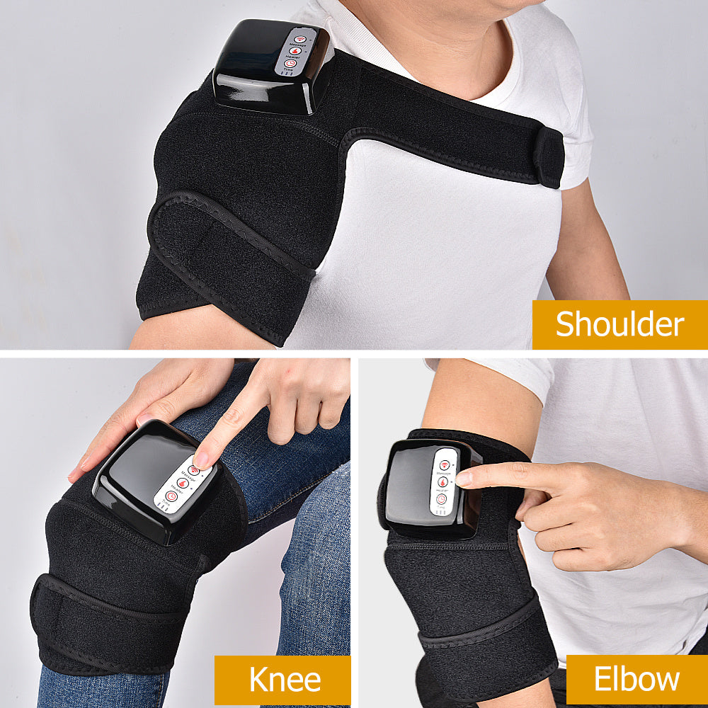 Electric Infrared Heating Knee Massager Wrap Elbow Joint Support Vibration Therapy