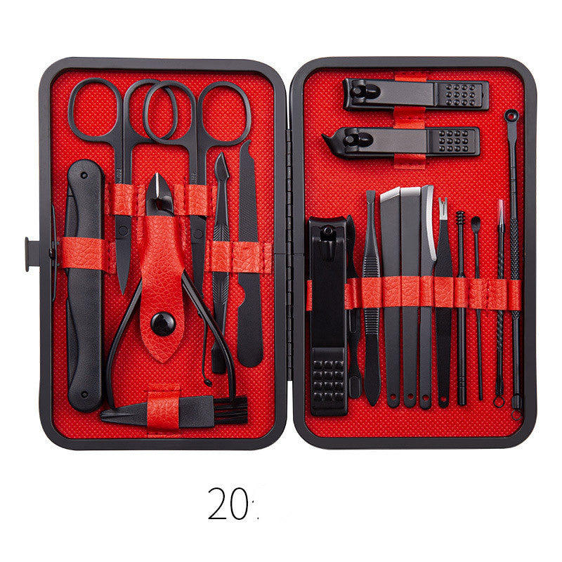 Professional Scissors Nail Clippers Set Ear Spoon Dead Skin Pliers Nail Cutting