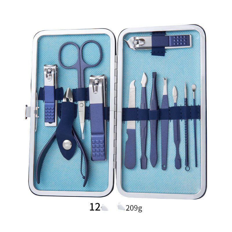 Professional Scissors Nail Clippers Set Ear Spoon Dead Skin Pliers Nail Cutting