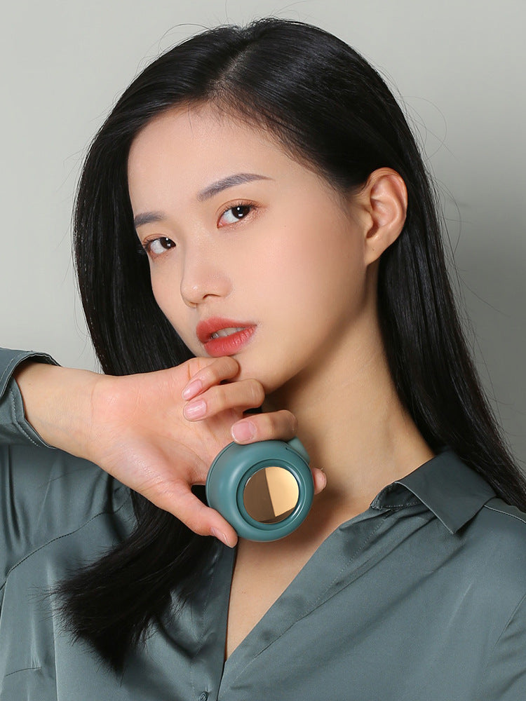 Mini Clip Fan Hanging Waist Neck Fan Girl Electric Air Cooling Fan 900mah