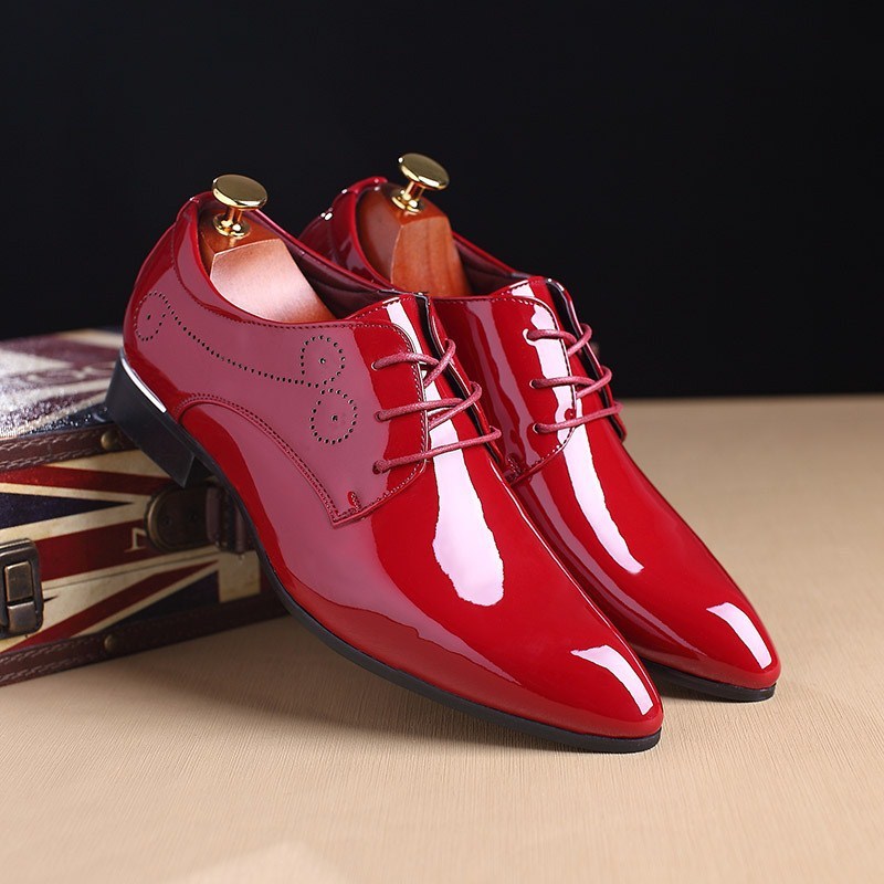 Men Leather Shoes Men Business Casual Dress Shoes Business Casual Leather Shoes