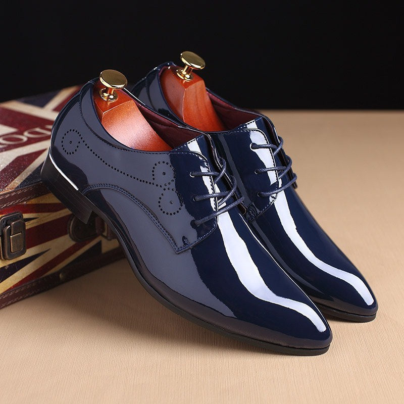 Men Leather Shoes Men Business Casual Dress Shoes Business Casual Leather Shoes