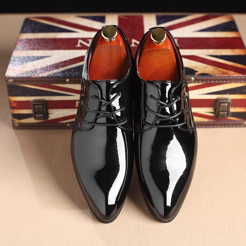 Men Leather Shoes Men Business Casual Dress Shoes Business Casual Leather Shoes