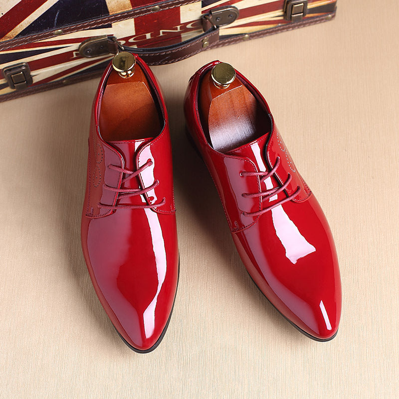 Men Leather Shoes Men Business Casual Dress Shoes Business Casual Leather Shoes